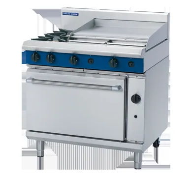 Blue Seal Evolution Series 900mm Gas Griddle & Burner Oven Range
