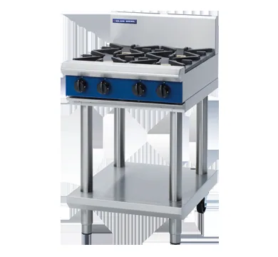 Blue Seal Evolution Series 600mm Gas 2 Burner Griddle Cooktop with Open Stand