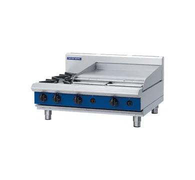 Blue Seal Evolution Series 900mm Gas Griddle & Burner Cooktop (Bench Model)