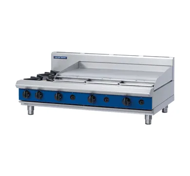 Blue Seal Evolution Series 1200mm Gas Griddle & Burner Cooktop (Bench Model)