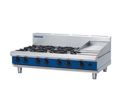 Blue Seal Evolution Series 1200mm Gas 6-Burner Griddle Cooktop (Bench Model)