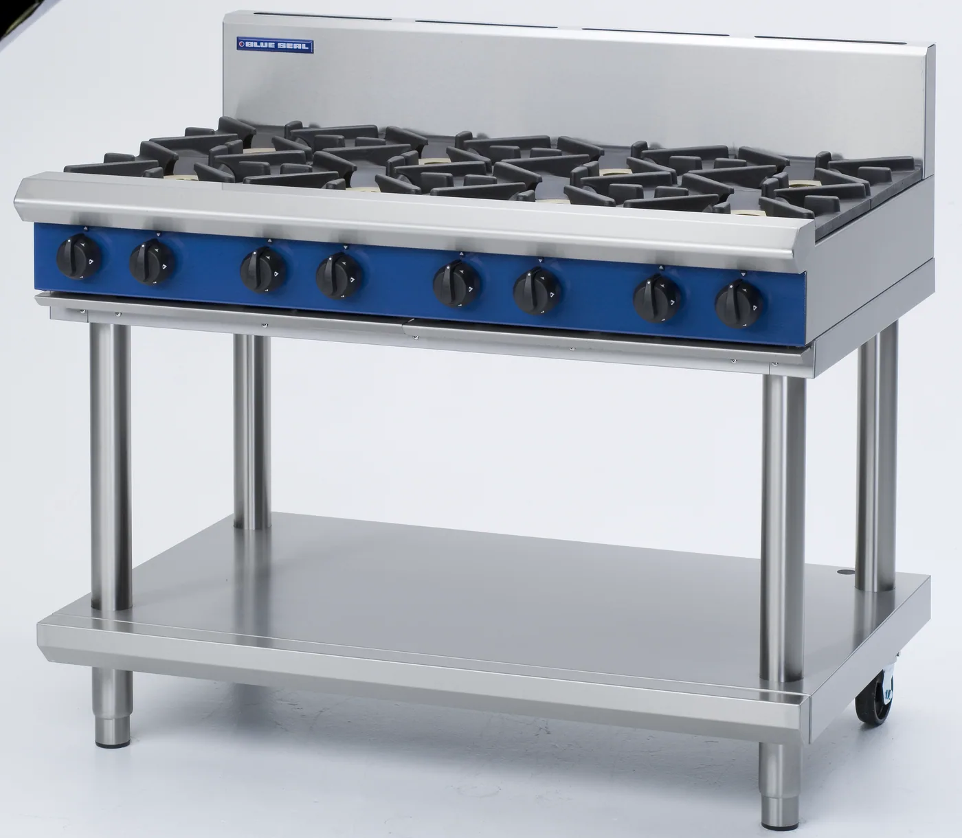 Blue Seal Evolution Series 1200mm Gas Cooktop with Open Stand