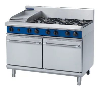 Blue Seal Evolution Series 1200mm Gas Range with 300mm Griddle & Oven