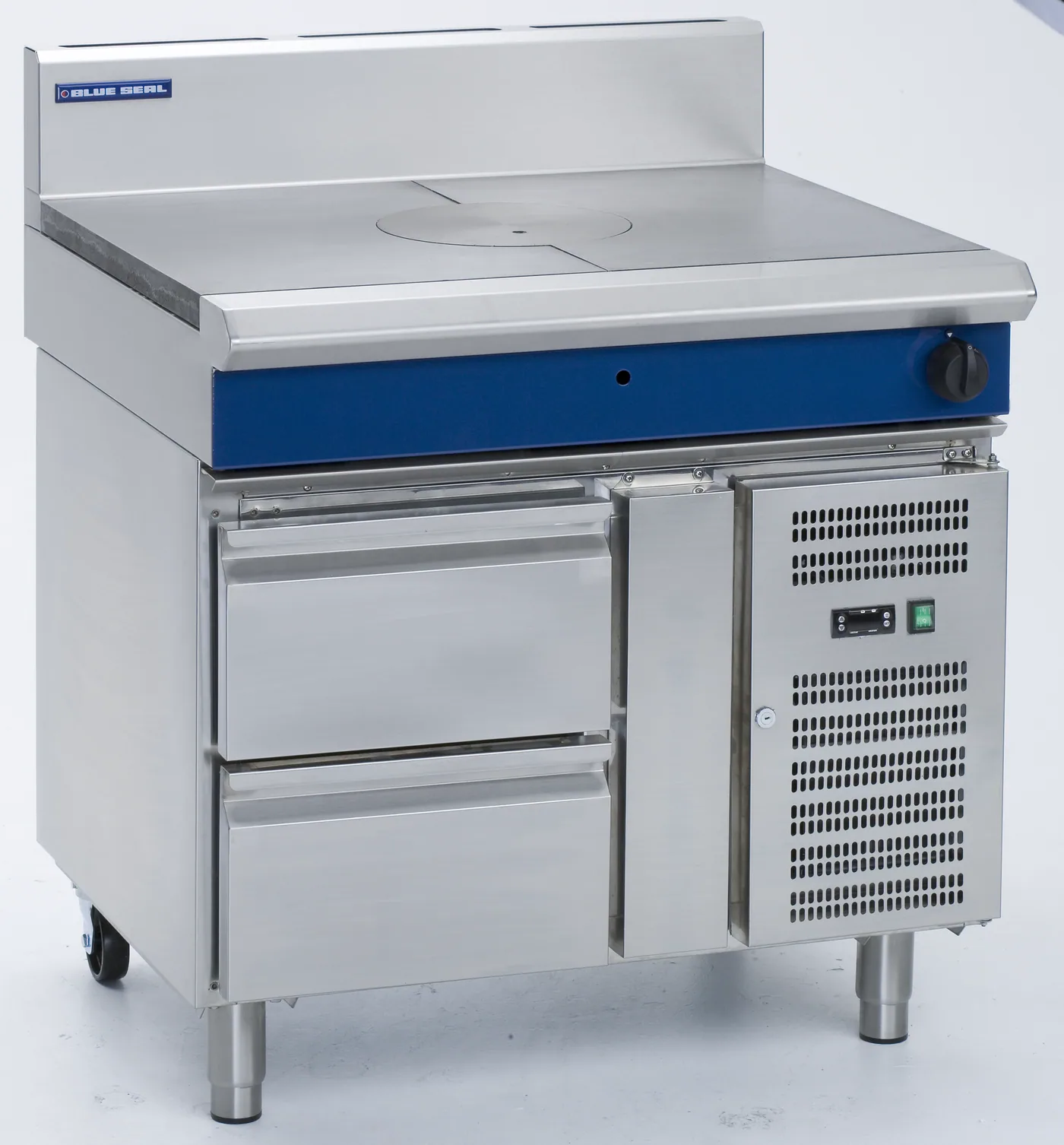 Blue Seal Evolution Series 900mm Gas Target Top with Refrigerated Base