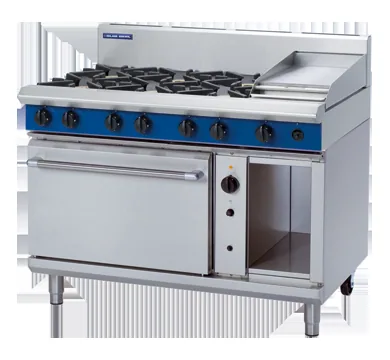 Blue Seal Evolution Series 1200mm Gas Range with 6 Burners, 300mm Griddle & Oven