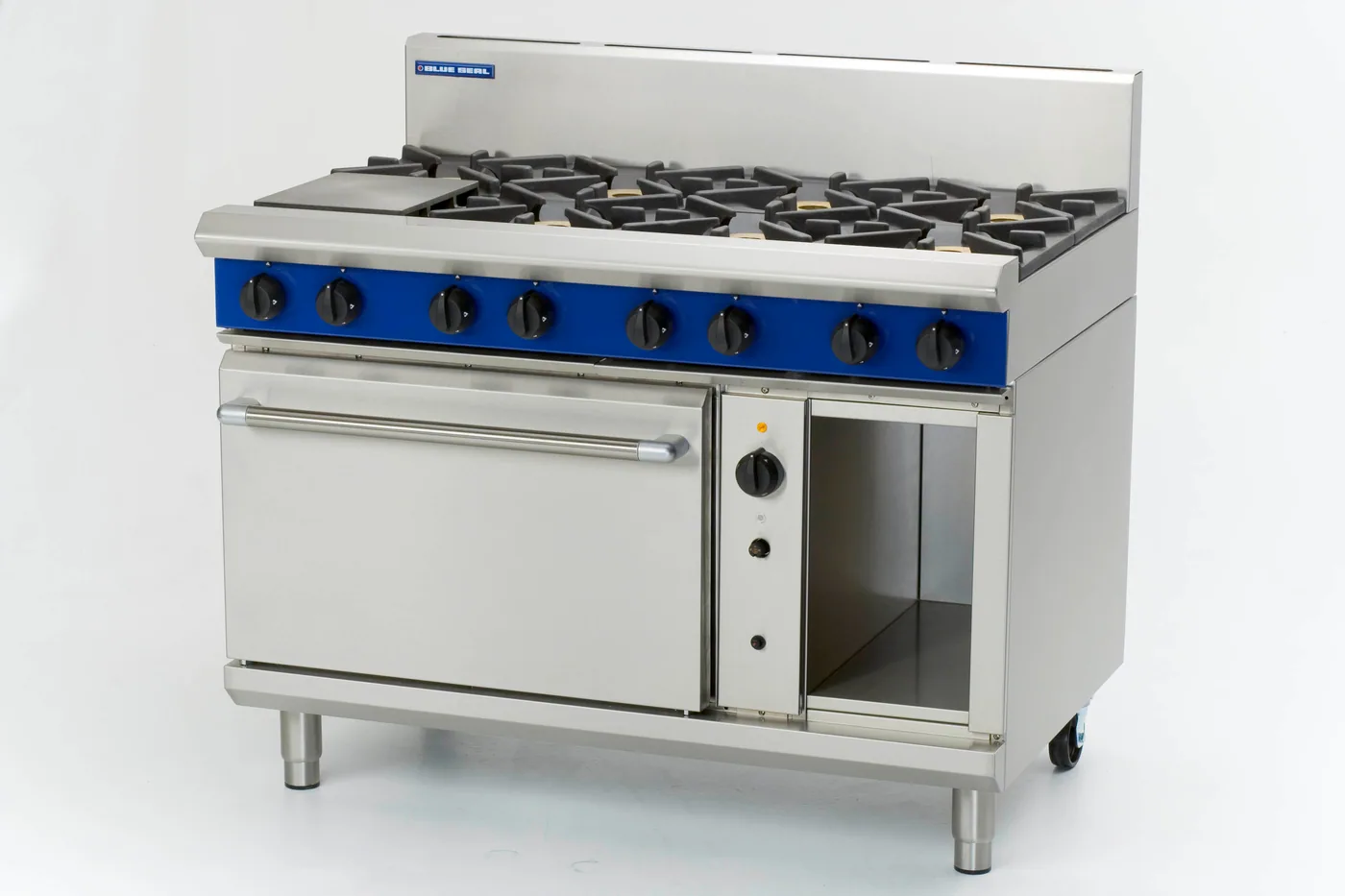 Blue Seal Evolution Series 1200mm Gas Range with 8 Burners & Oven