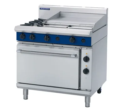 Blue Seal Evolution Series 900mm Gas Range with 2 Burners, 600mm Griddle & Electric Oven