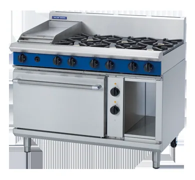 Blue Seal Evolution Series 1200mm Gas Range with 6 Burners & Electric Oven