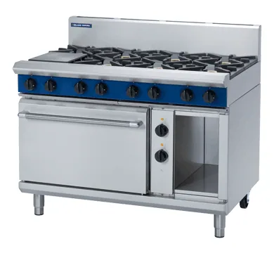 Blue Seal Evolution Series 1200mm Gas Range with 8 Burners & Electric Oven
