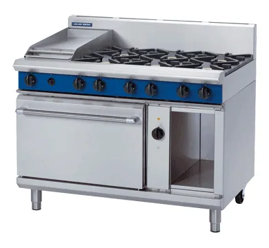 Blue Seal Evolution Series 1200mm Gas Range with 6 Burners, Griddle & Convection Oven