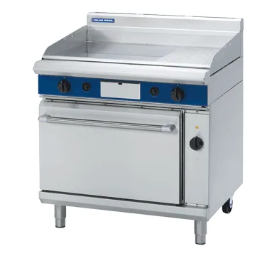Blue Seal Evolution Series 900mm Gas Griddle with Electric Convection Oven