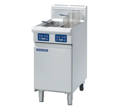 Blue Seal Evolution Series 450mm Gas Fryer (Twin Pan, Electronic Control)