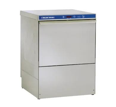 Blue Seal Undercounter Dishwasher 500x500mm Rack with Break Tank