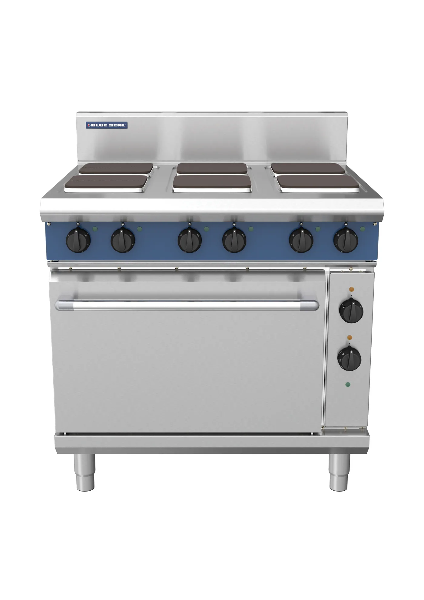 Blue Seal 900mm Electric Static Oven Range (6 Solid Elements)