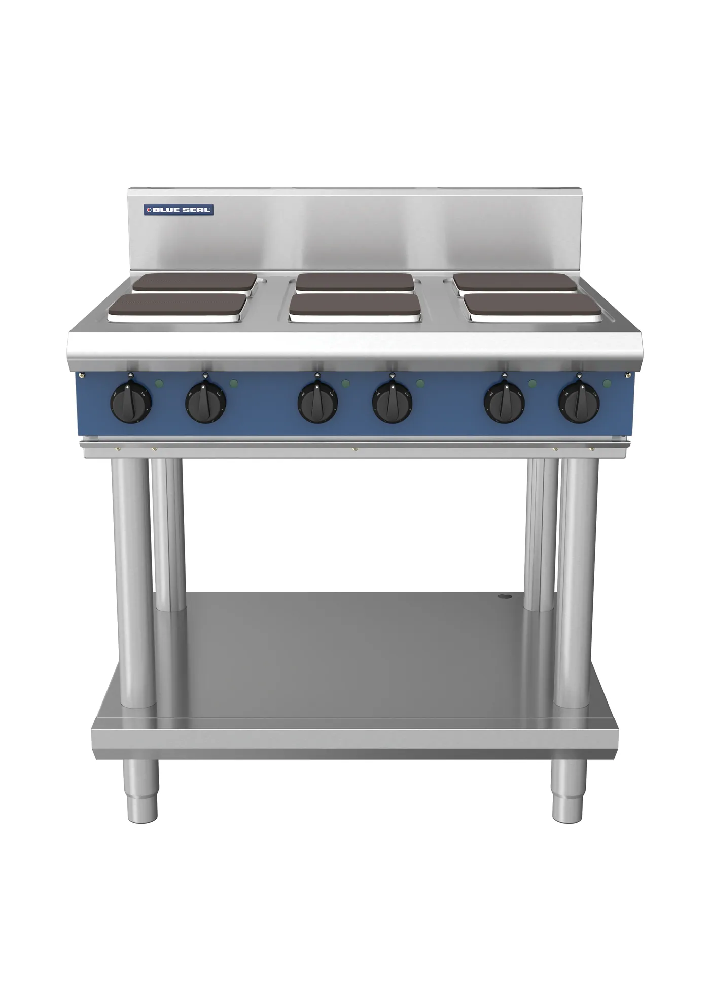 Blue Seal 900mm Electric Hob (6 Solid Elements, Leg Stand)