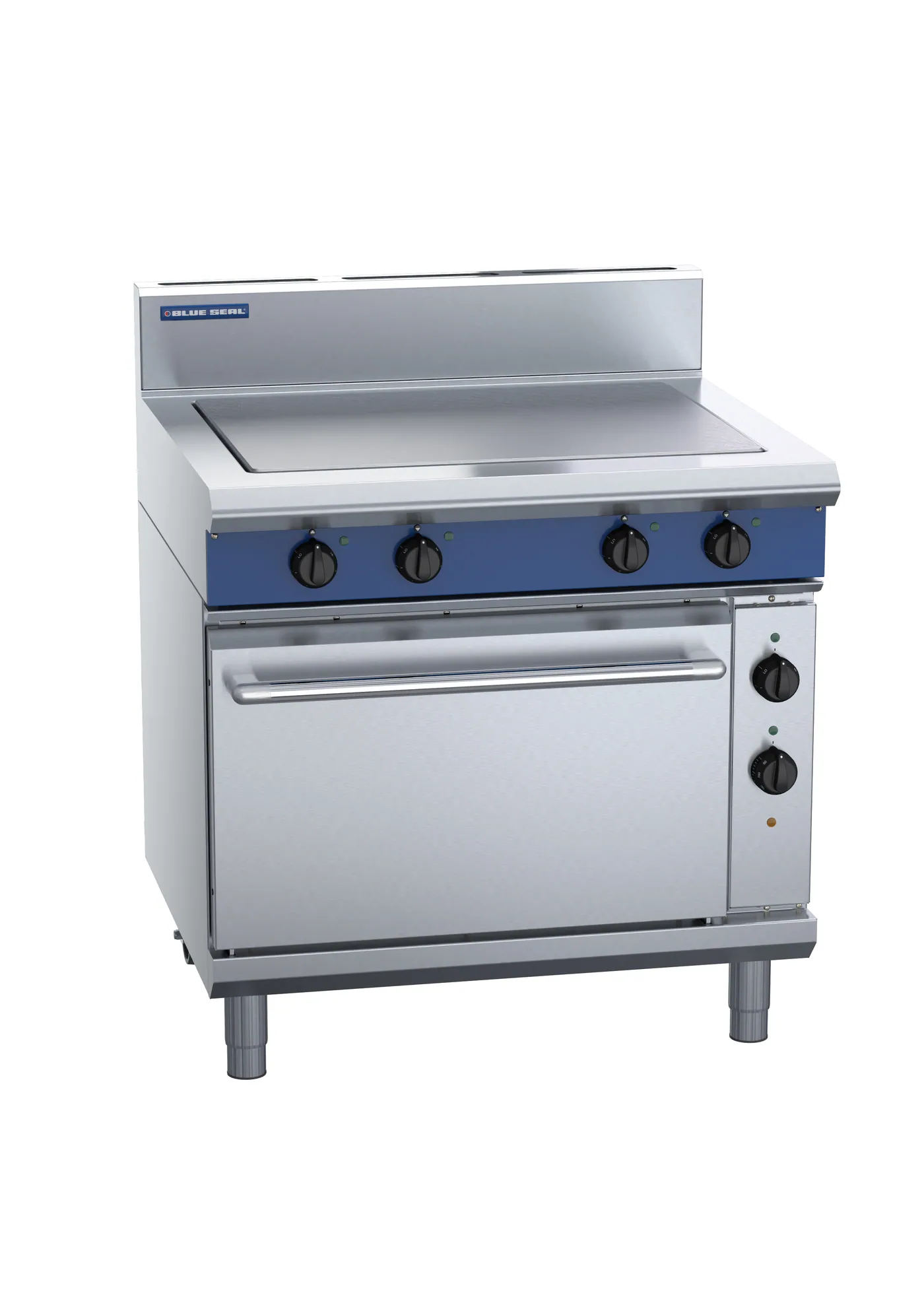Blue Seal 900mm Electric Solid Top Range with Static Oven Base