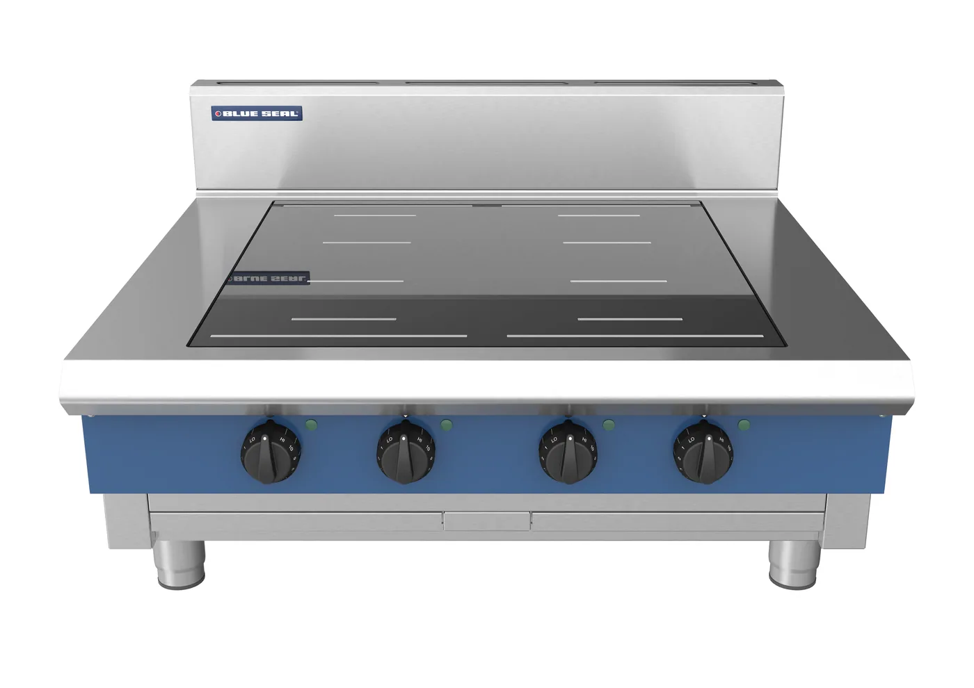 Blue Seal 900mm 4 Zone Full Area Induction Hob 20kW Bench Model