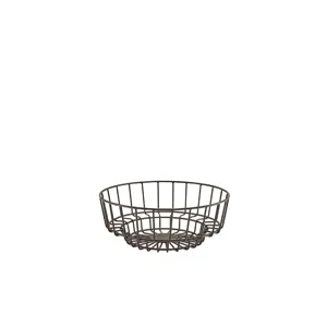 GenWare Black Deco Display Basket 25 x 10cm (25 x 10cm (Dia x H))