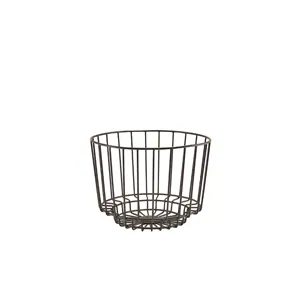 GenWare Black Deco Display Basket 25 x 18cm (25 x 18cm (Dia x H))