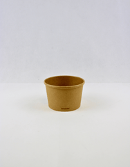 Aqueous 8oz Kraft Round Soup Containers