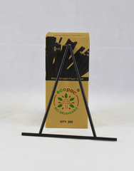 Black Paper Straws - 200mm x 6mm