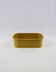 Aqueous Kraft Rectangle Containers 650ml