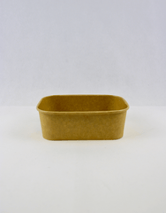 Aqueous Kraft Rectangle Containers 750ml