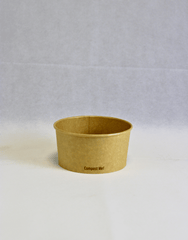 Aqueous Kraft Round Bowls 1000ml