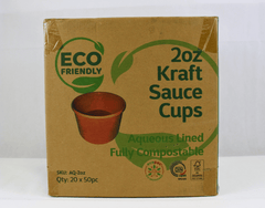 Aqueous Kraft 2oz Sauce Cups