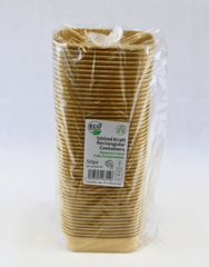 Aqueous Kraft Rectangle Containers 500ml
