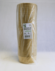 Aqueous Kraft Round Bowls 1300ml