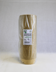 Aqueous Kraft Round Bowls 500ml