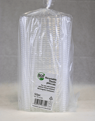 PP Lids for 500ml/650ml/750ml/1000ml Rectangle Kraft Containers