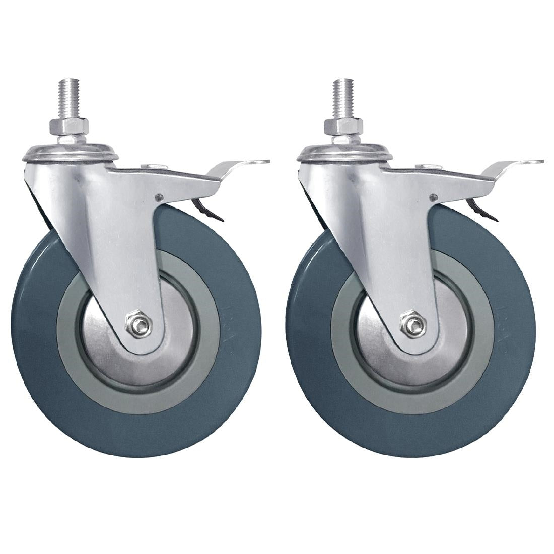 Vogue Braked Castors (Pack of 2)