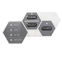 Nisbets Essentials Control Panel Sticker