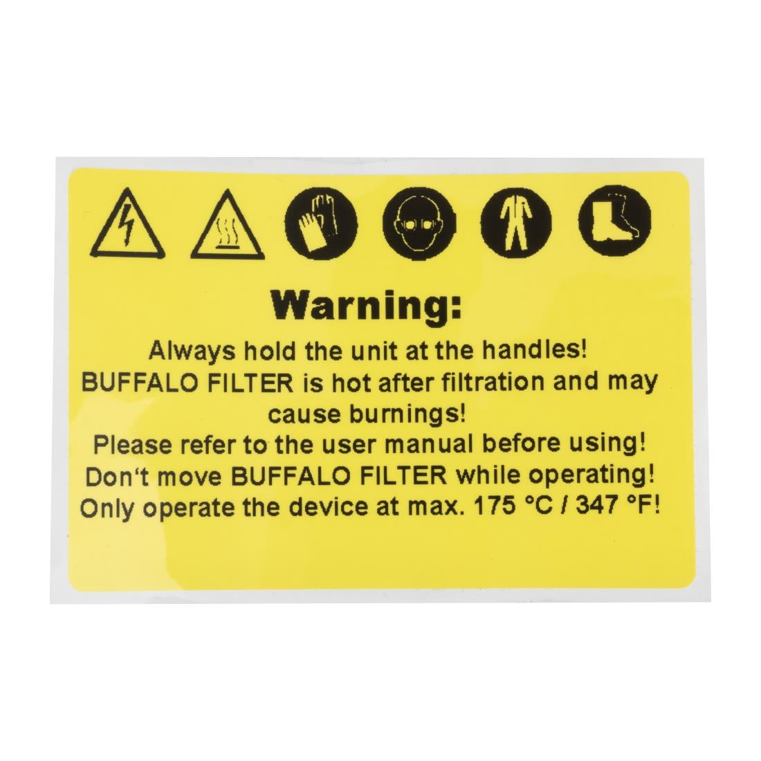 Buffalo Warning Label