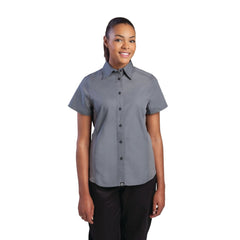 Chef Works Womens Grey Cool Vent Chef Shirt