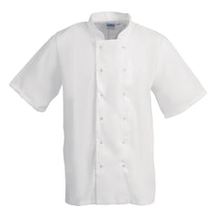 Whites Boston Unisex Short Sleeve Chefs Jacket White