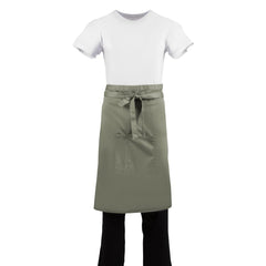 Whites Regular Bistro Apron Olive