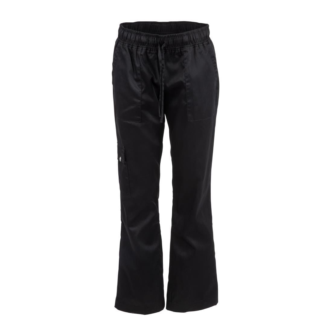 Chef Works Womens Cargo Chefs Trousers Black