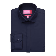 Brook Taverner Ladies Long Sleeve Parma Shirt Navy Size 10