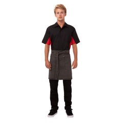 Chef Works Urban Dorset Antique Half Bistro Apron Pewter