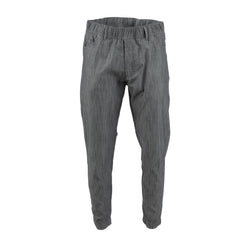 Chef Works Urban Jogger 257 Black and White Fine Stripe Size