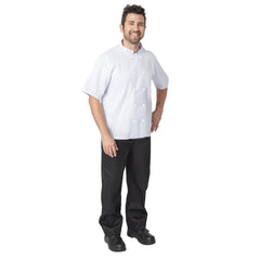Nisbets Essentials Short Sleeve Chefs Jacket White XXL (Pack of