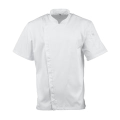 Chef Works Cannes Short Sleeve Chefs Jacket Size