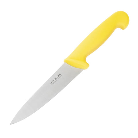 Hygiplas Chefs Knife Yellow 15.5cm