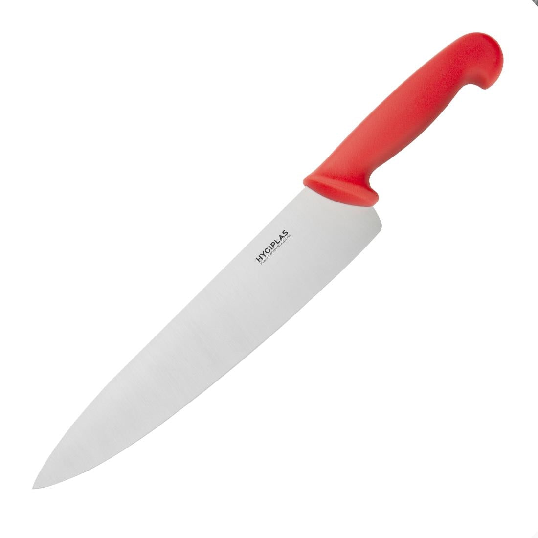 Hygiplas Chefs Knife Red 25cm