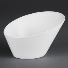 Olympia Whiteware Oval Sloping Bowls 176x 203mm (Pack of 3)