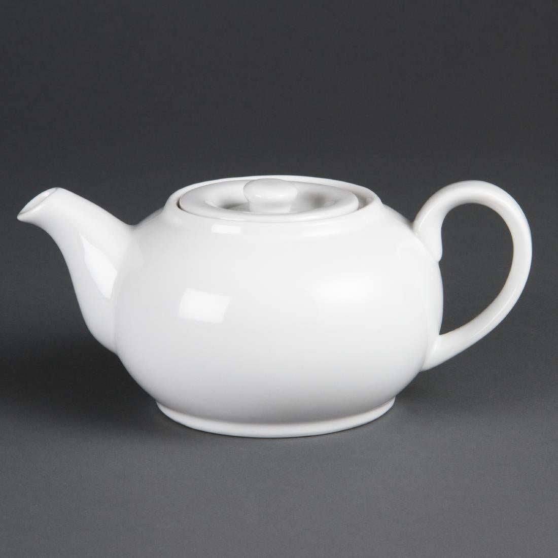 Olympia Whiteware Teapots 876ml (Pack of 4)