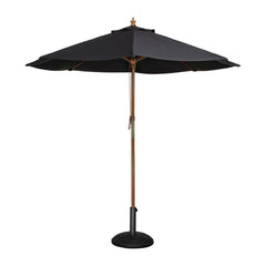 Bolero Round Parasol 2.5m Diameter Black